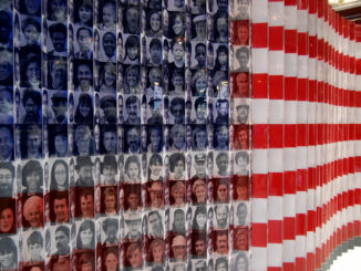 Look At The Ellis Island Immigrants In National Flag