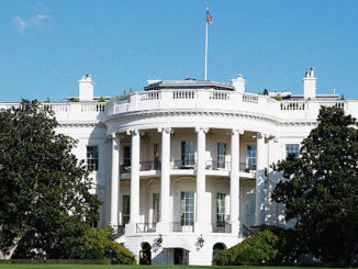 The white house given in the picture
