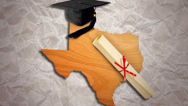 The picture showing the necessity of texas education