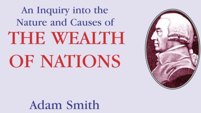 The wealth of nation in Adam Smith The Electric Book