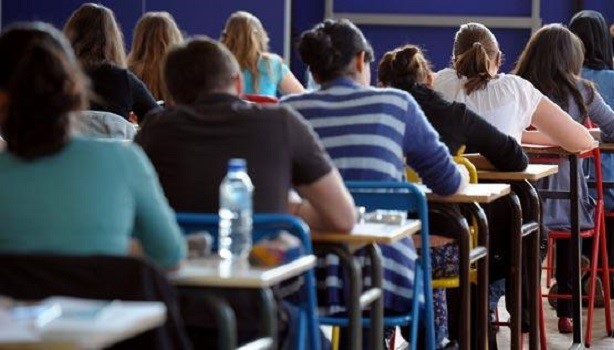 The class of students taking SATs examination