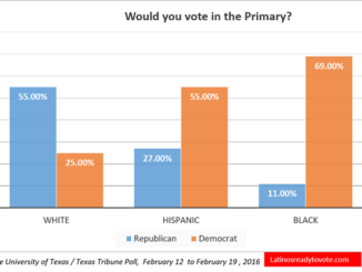 Graphic Chart on What would you vote in primary