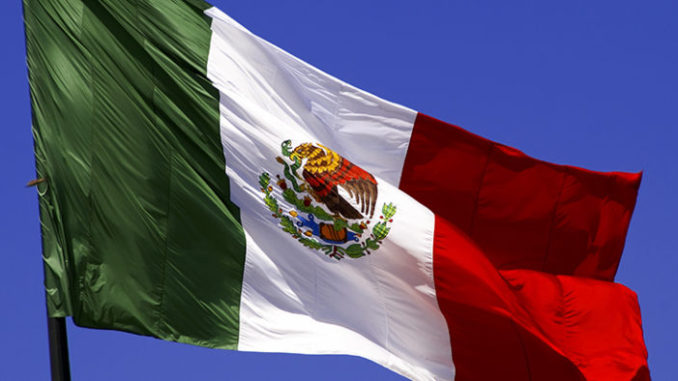 The mexican flag given in the picture