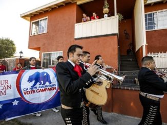 Vote Campaign Rally With Musicians