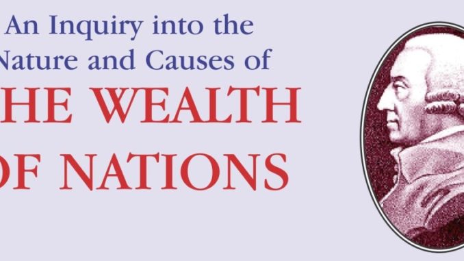 The wealth of nation in Adam Smith The Electric Book
