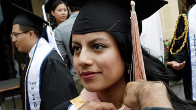 A Dreamer On Her Graduation Ceremony