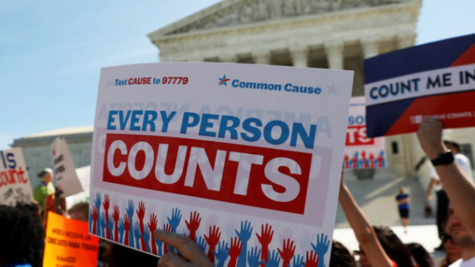 A Banner About Every Person Counts With Hand Prints