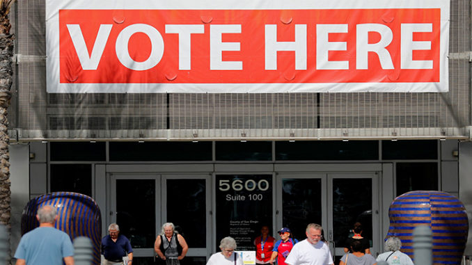 The Voting Booth to vote during election