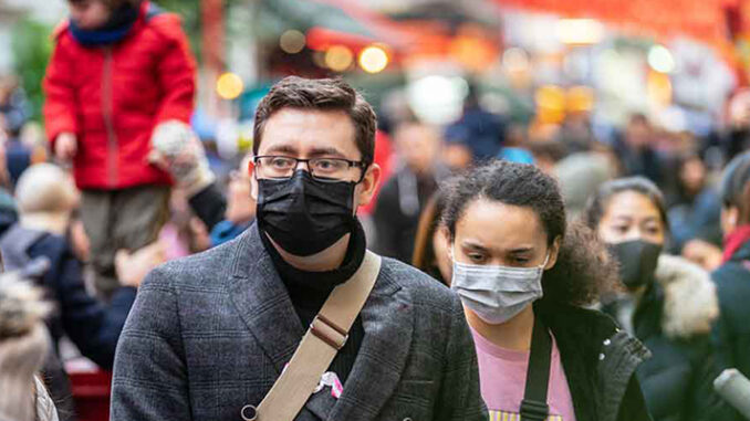 People Wore Mask On Their Faces