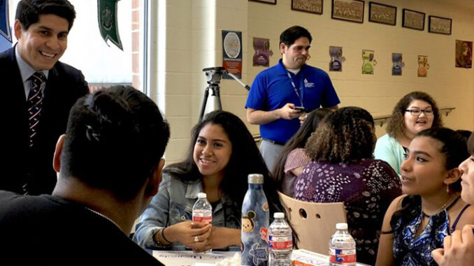 CEO and president of communities schools, Rey Saldana