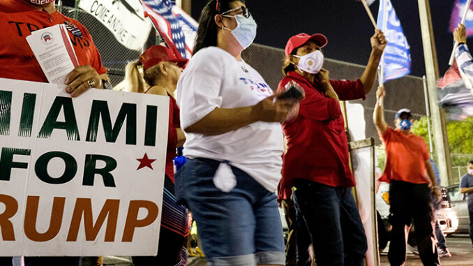 Rally for Miami for Trump in the picture